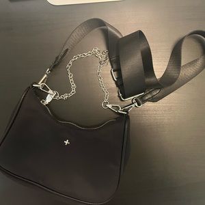 Peta and Jain Princess Polly Paloma Nylon Black Crossbody Re-Edition Style Purse